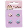Imagen 1 - Set 3 Pares Pendientes Hi Bye Pusheen