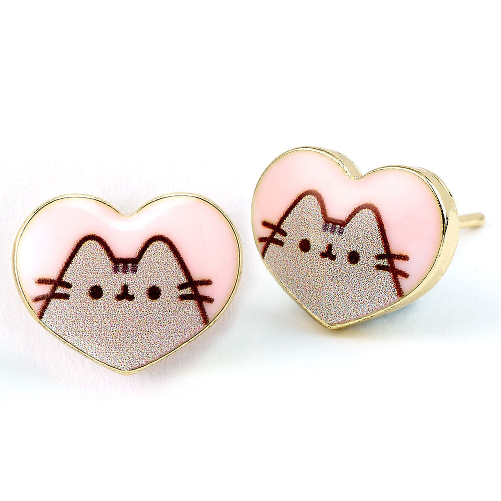 Imagen 2 - Pendientes Corazon Pusheen