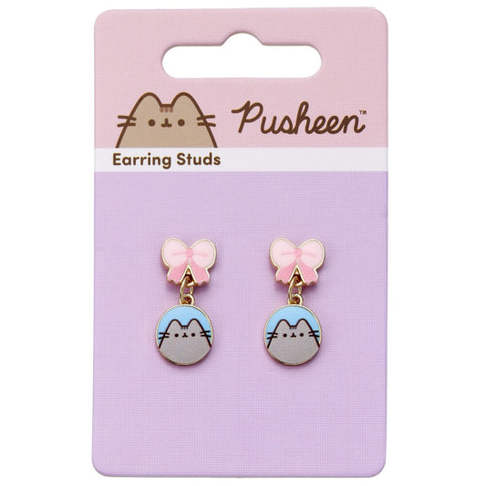 Imagen 1 - Pendientes Lazos Pusheen