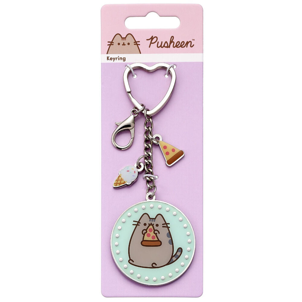 Imagen 1 - Llavero Pizza Pusheen