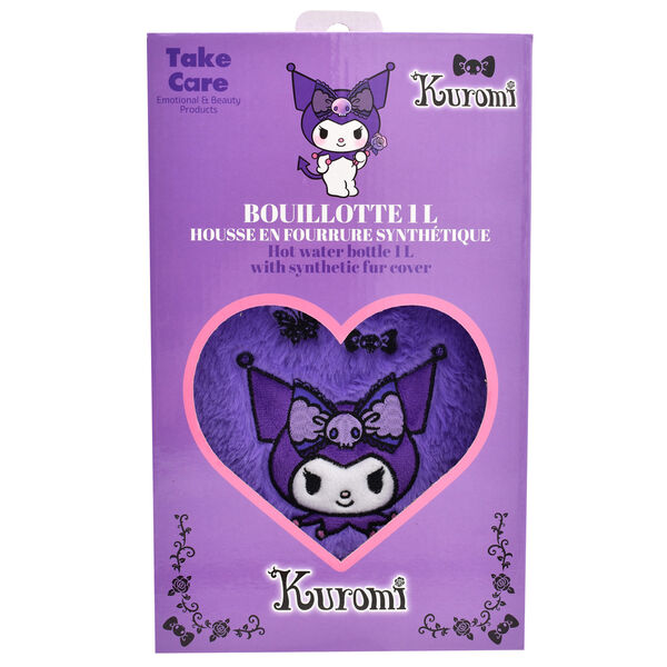 Imagen 2 - Bolsa Agua Caliente Peluche Kuromi Hello Kitty