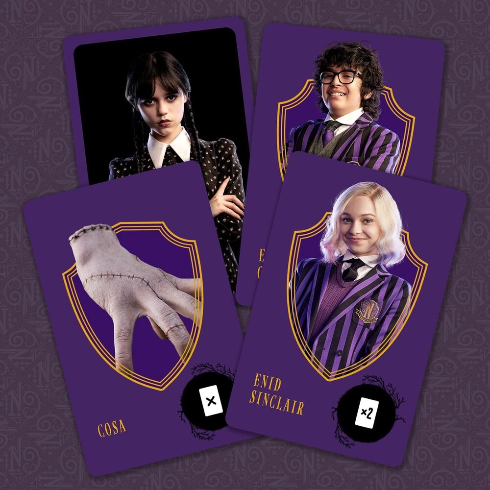 Imagen 3 - Juego De Cartas Criaturas Y Excluidos Miercoles Wednesday Español