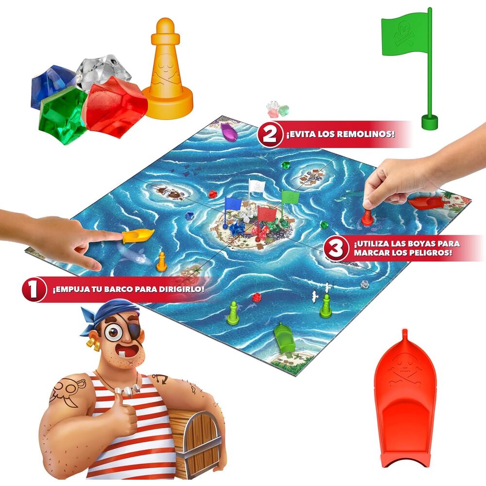 Imagen 2 - Juego De Mesa Bermuda Piratas Español
