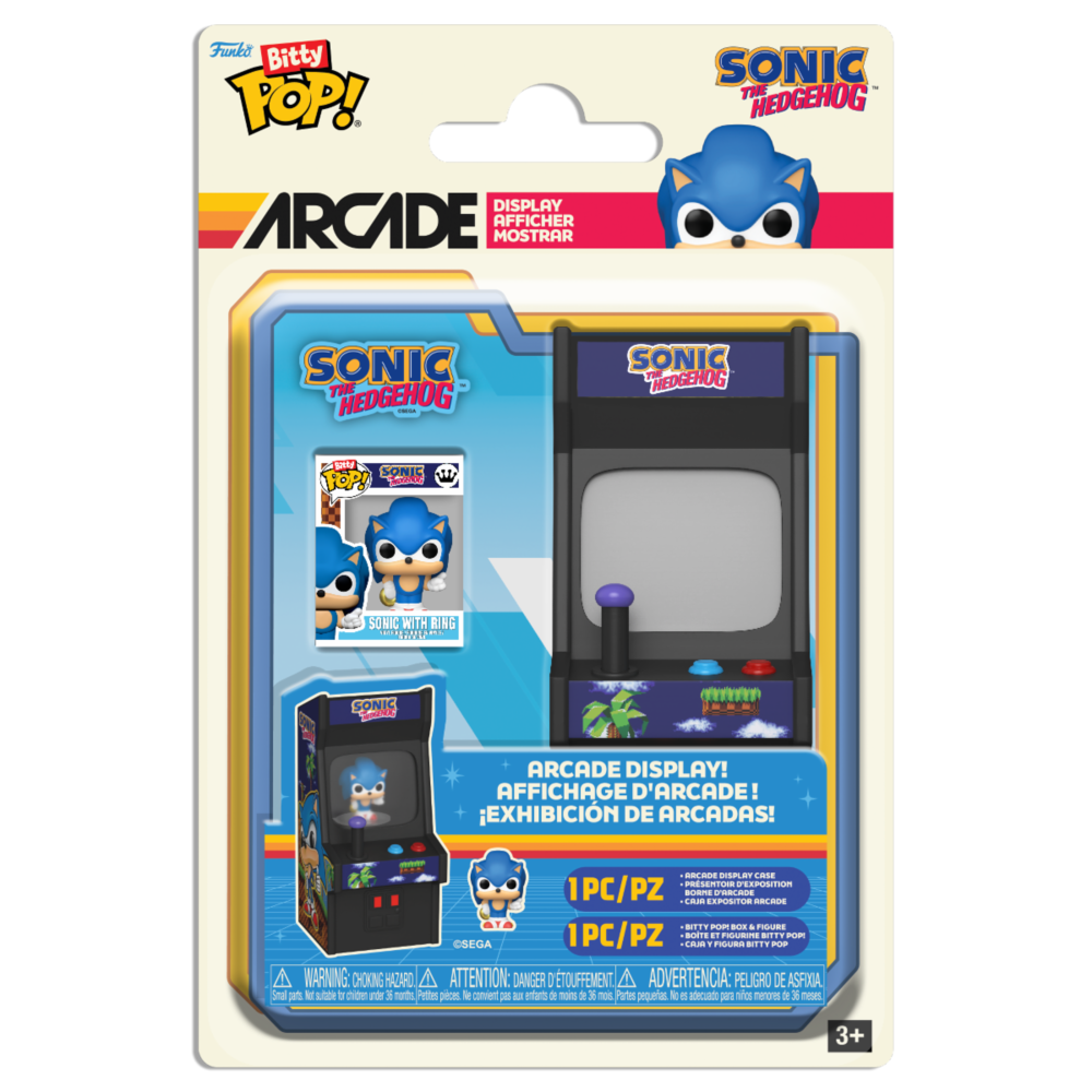 Imagen 1 - Figura Bitty Pop Arcade Sonic The Hedgehog Sonic