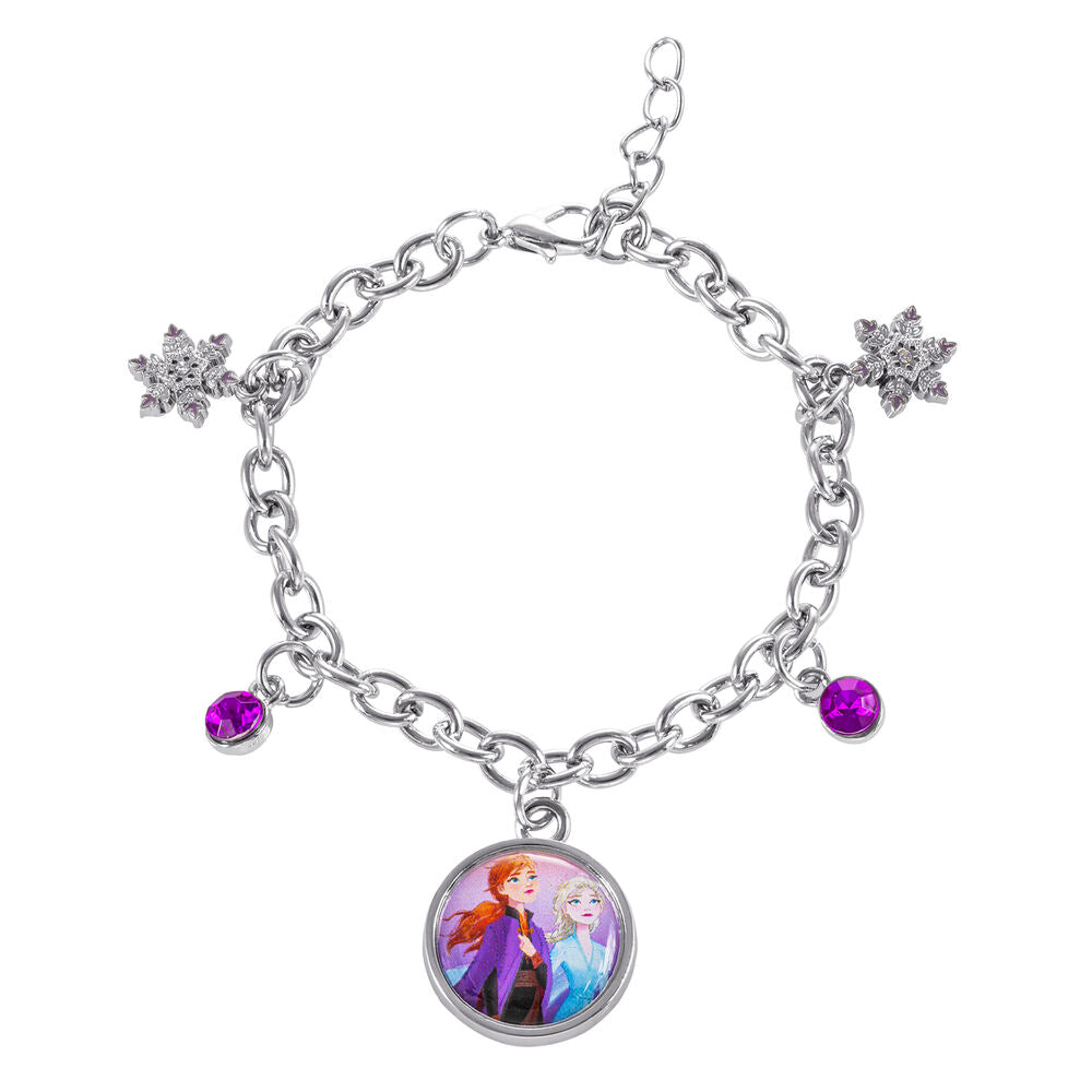 Imagen 1 - Pulsera Charm Frozen Disney Plata