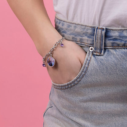 Imagen 3 - Pulsera Charm Frozen Disney Plata