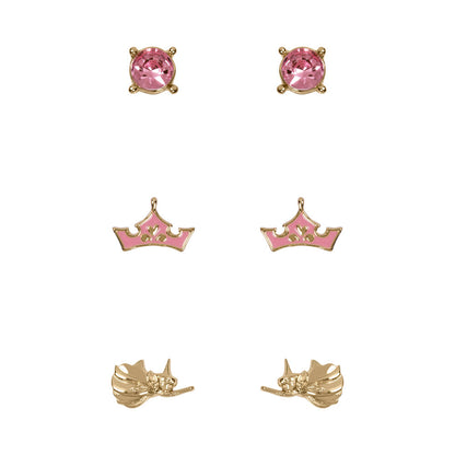Imagen 1 - Set 3 Pares De Pendientes Princesas Disney