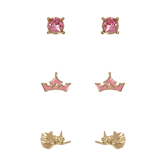 Imagen 1 - Set 3 Pares De Pendientes Princesas Disney
