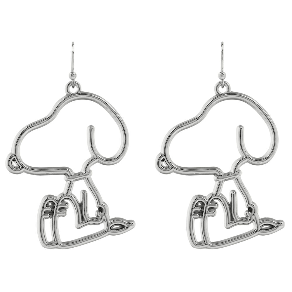 Imagen 2 - Pendientes Snoopy Plata