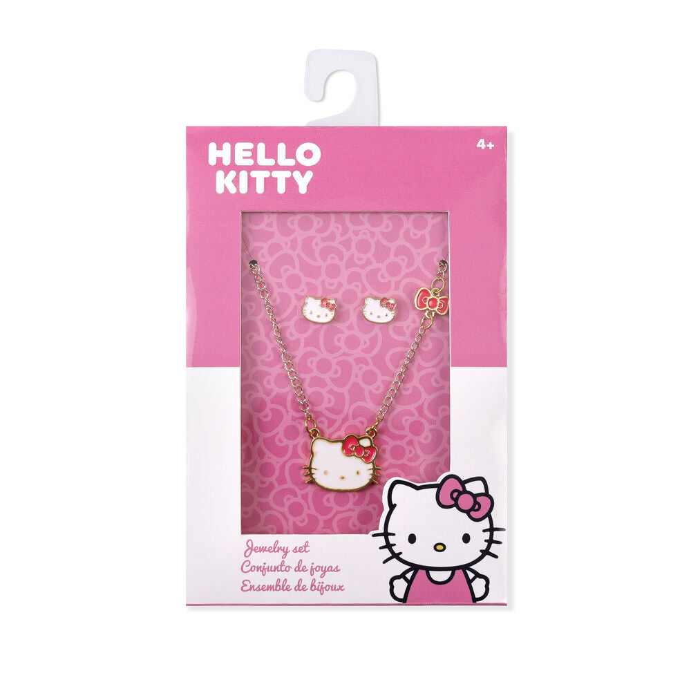 Imagen 4 - Set Colgante + Pendientes Hello Kitty
