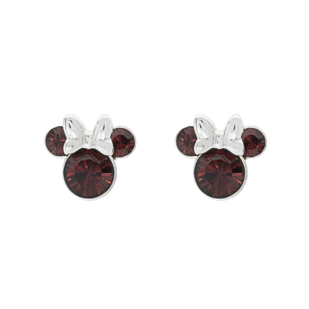 Imagen 1 - Pendientes Enero Minnie Disney Plata
