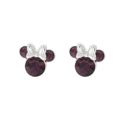 Imagen 2 - Pendientes Febrero Minnie Disney Plata