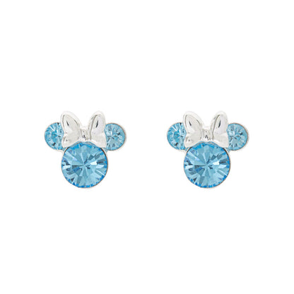 Imagen 2 - Pendientes Marzo Minnie Disney Plata