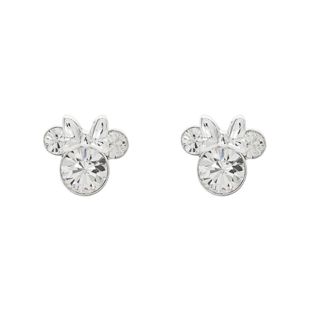 Imagen 1 - Pendientes Abril Minnie Disney Plata