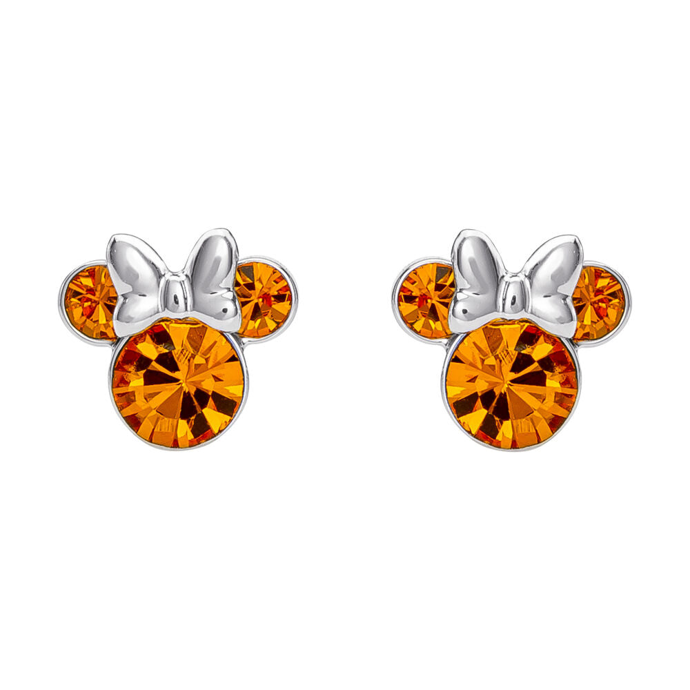 Imagen 1 - Pendientes Noviembre Minnie Disney Plata