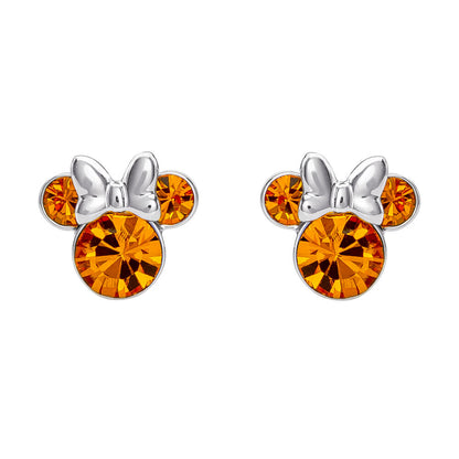 Imagen 1 - Pendientes Noviembre Minnie Disney Plata