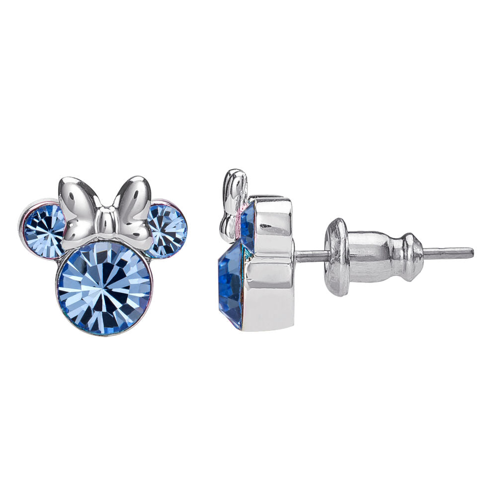 Imagen 2 - Pendientes Diciembre Minnie Disney Plata