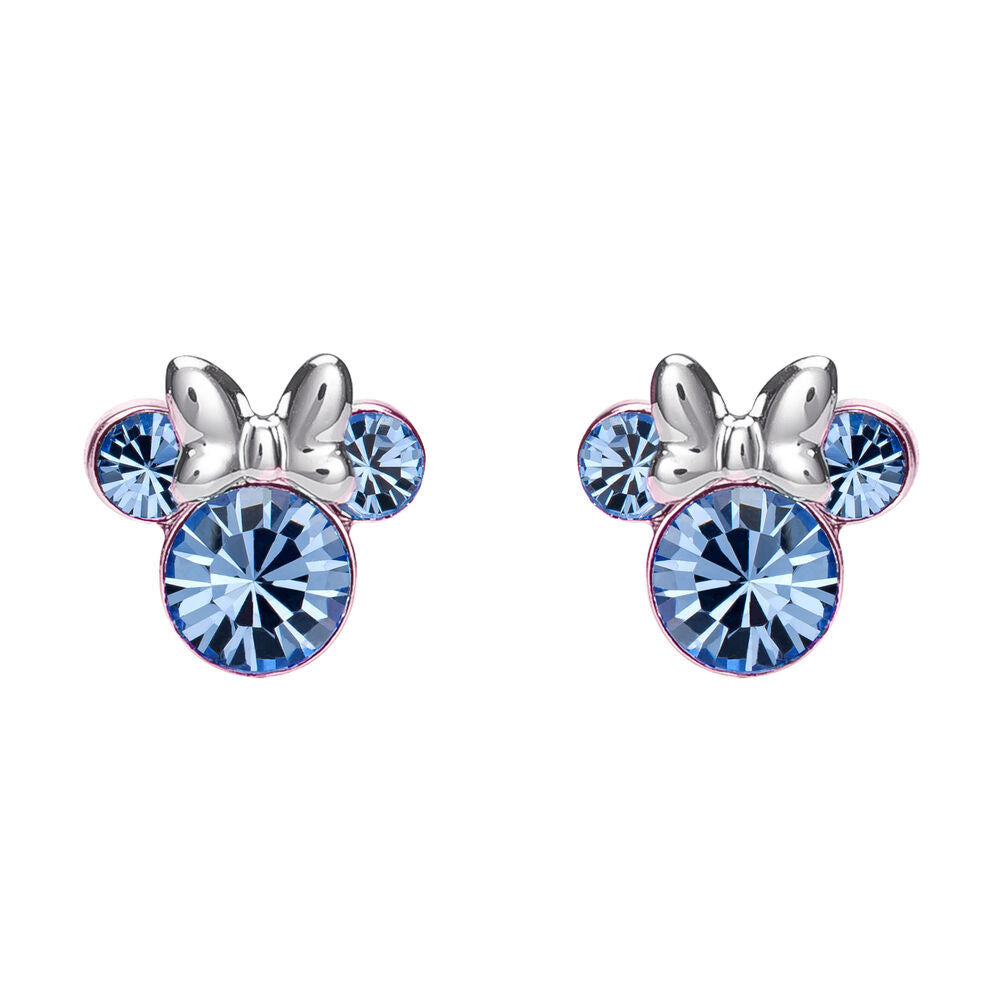 Imagen 1 - Pendientes Diciembre Minnie Disney Plata