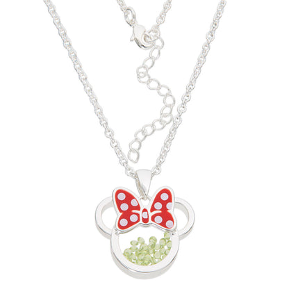Imagen 1 - Colgante Agosto Minnie Disney Plata