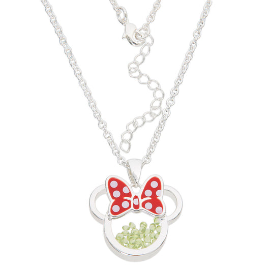 Imagen 1 - Colgante Agosto Minnie Disney Plata