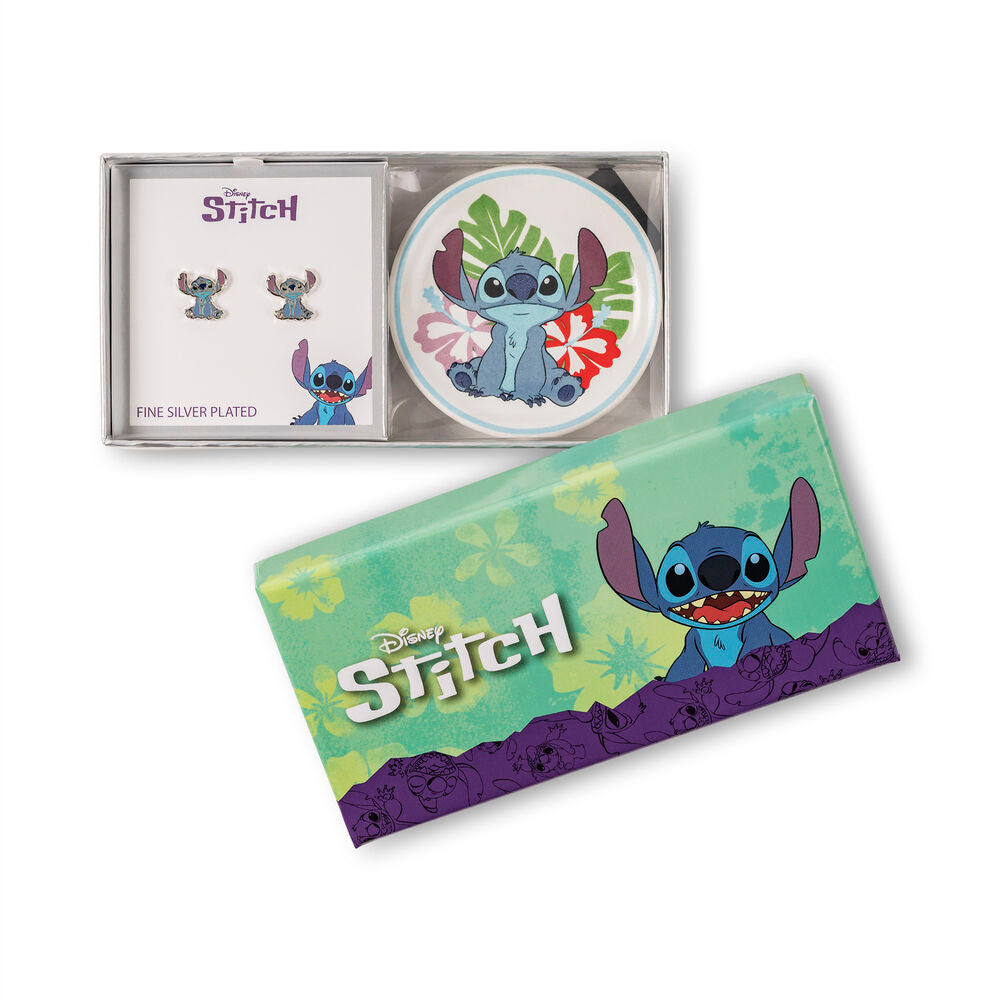 Imagen 4 - Pendientes + Plato Bisuteria Stitch Disney