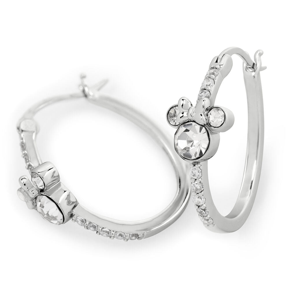 Imagen 2 - Pendientes Aro Minnie Disney Plata