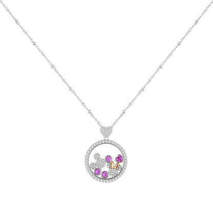 Imagen 1 - Colgante Mickey & Minnie Disney Plata