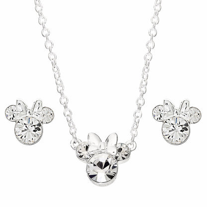 Imagen 1 - Set Colgante + Pendientes Minnie Disney Plata