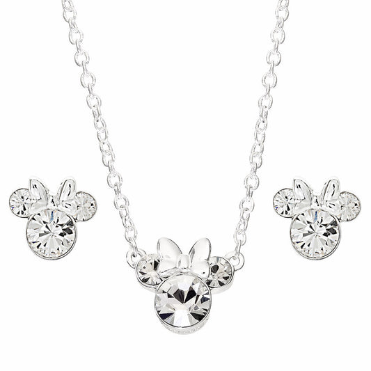 Imagen 1 - Set Colgante + Pendientes Minnie Disney Plata