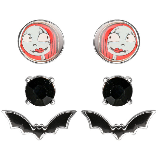 Imagen 1 - Set 3 Pares De Pendientes Pesadilla Antes De Navidad Disney