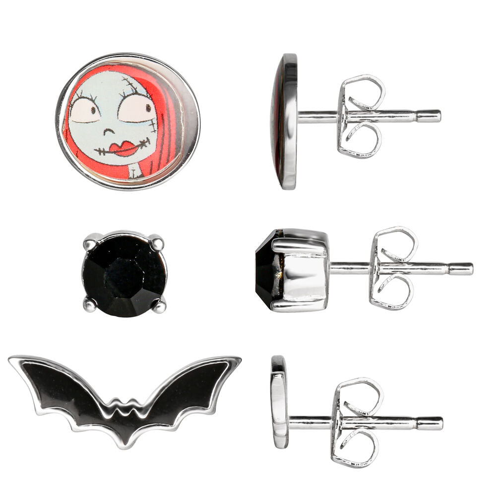 Imagen 2 - Set 3 Pares De Pendientes Pesadilla Antes De Navidad Disney