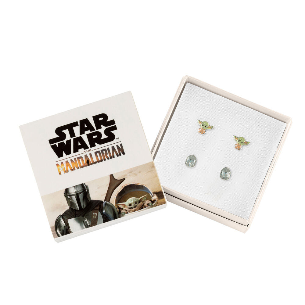 Imagen 1 - Set 2 Pares De Pendientes Grogu The Mandalorian Star Wars