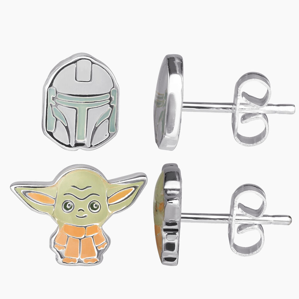 Imagen 4 - Set 2 Pares De Pendientes Grogu The Mandalorian Star Wars