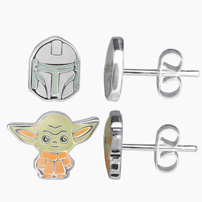 Imagen 4 - Set 2 Pares De Pendientes Grogu The Mandalorian Star Wars