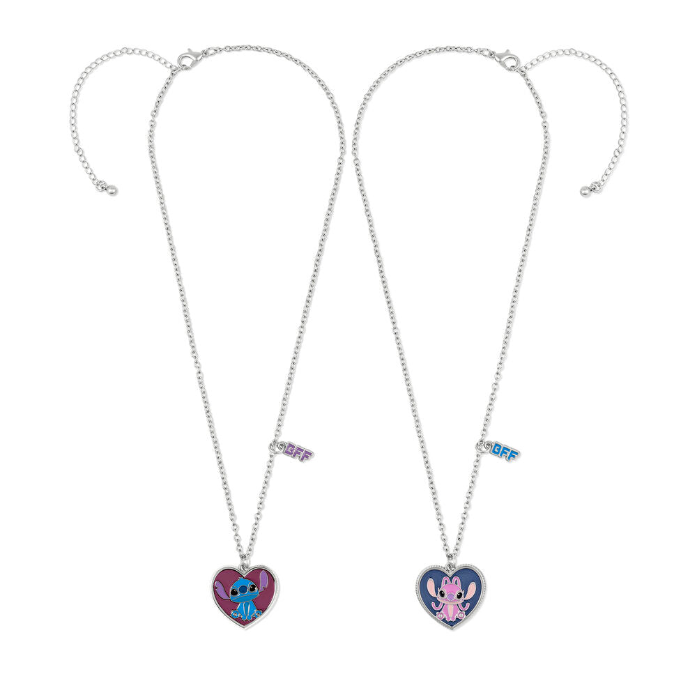 Imagen 2 - Set 2 Colgantes Angel & Stitch Disney