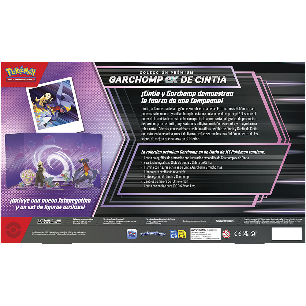 Imagen 3 - Blister Juego Cartas Coleccionables Garchomp Ex De Cintia Juntos De Aventuras Pokemon Español