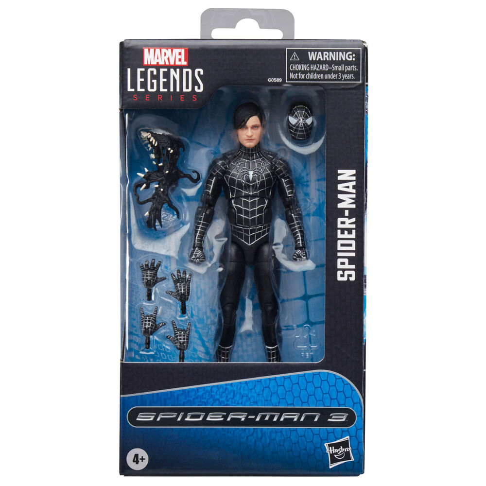 Imagen 1 - Figura Symbiote Spider-man Spiderman 3 Marvel Legends 15Cm