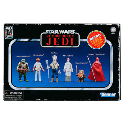 Imagen 4 - Set 6 Figuras Coleccion Retro Star Wars El Retorno Del Jedi 9,5Cm Surtido