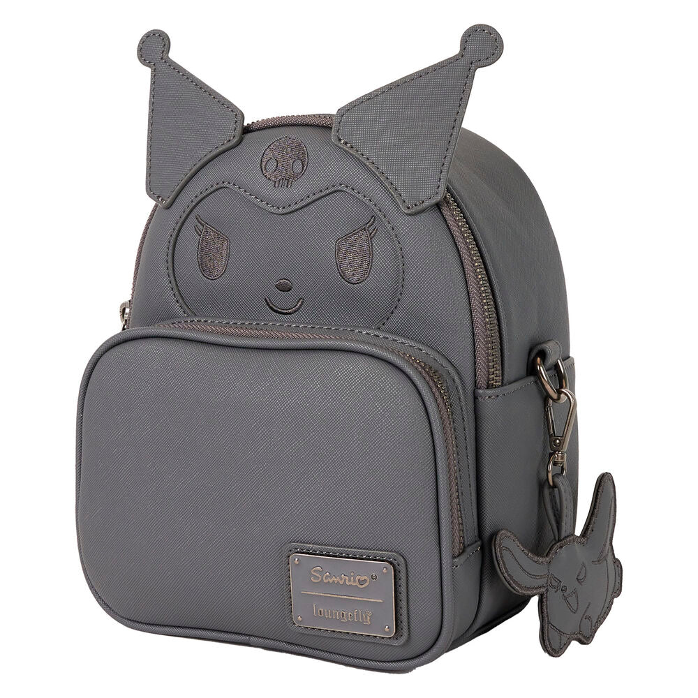 Imagen 2 - Bolso Mochila Kuromi Hello Kitty Loungefly 21Cm