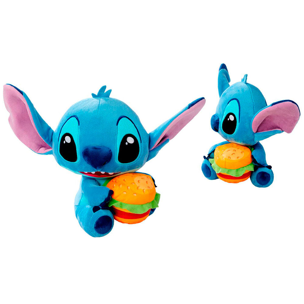 Imagen 2 - Peluche Stitch Hamburguesa Disney 25Cm
