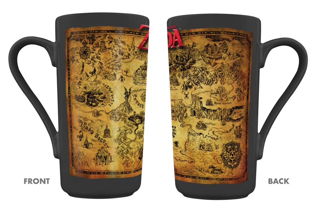 Imagen 2 - Taza Mapa Legend Of Zelda 470Ml