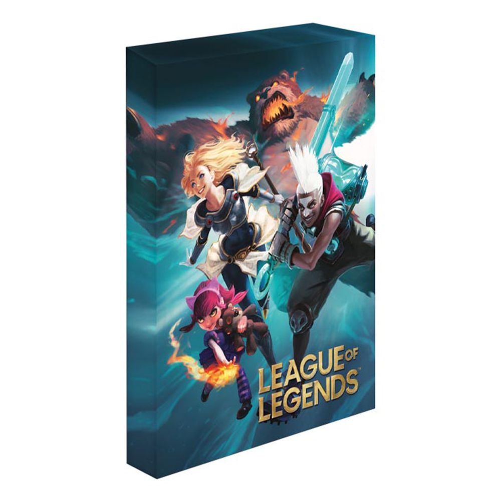 Imagen 1 - Lienzo Luminoso League Of Legends