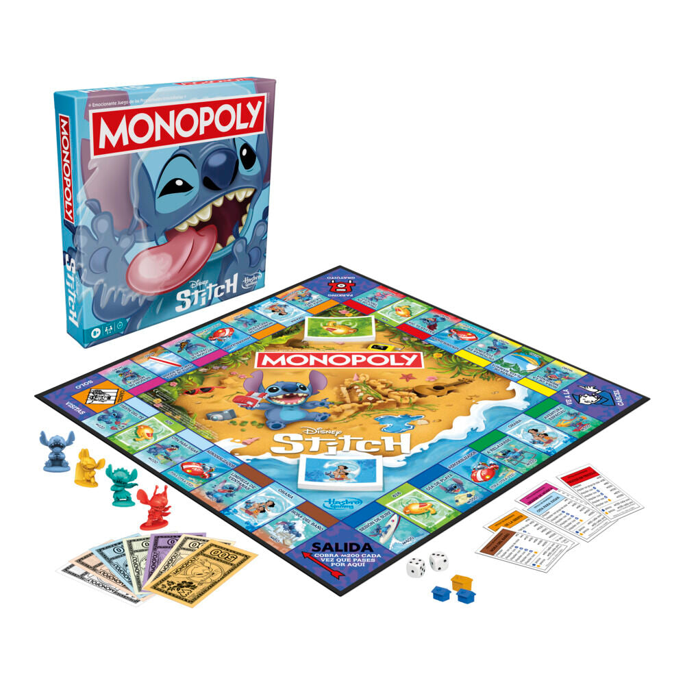 Imagen 2 - Juego Monopoly Stitch Disney