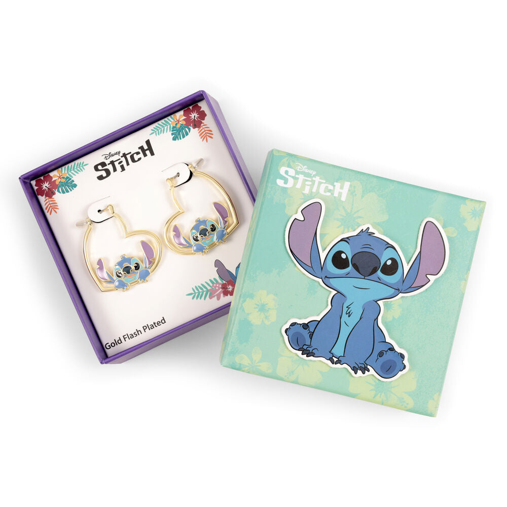 Imagen 2 - Pendientes Love Stitch Disney