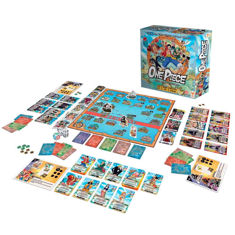 Imagen 7 - Juego De Mesa Isla De Aventuras One Piece Español