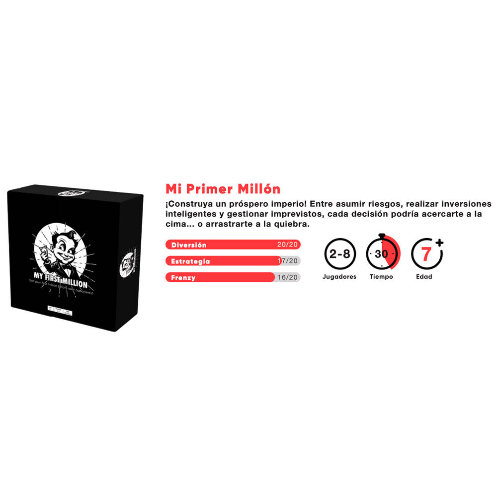 Imagen 1 - Juego De Mesa Mi Primer Millon Español