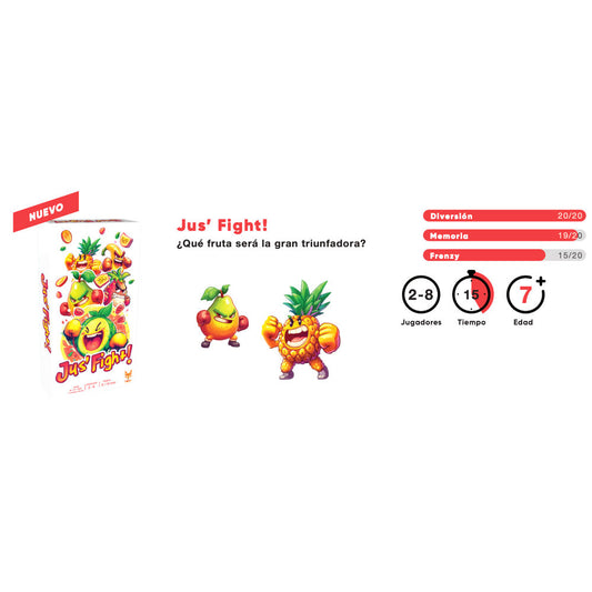 Imagen 2 - Juego De Mesa Jus Fight Español