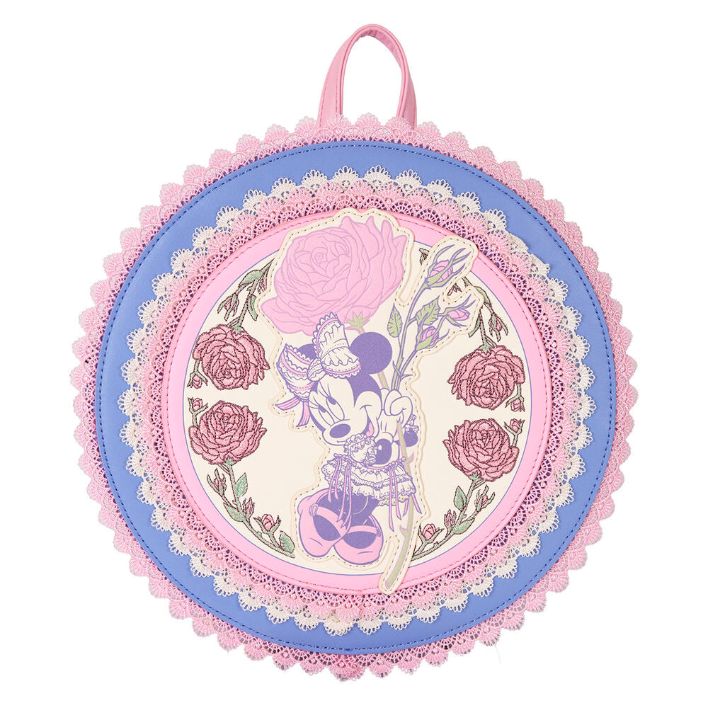 Imagen 2 - Mochila Floral Minnie Disney Loungefly 23Cm