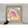 Imagen 1 - Lampara Unicornio Madera