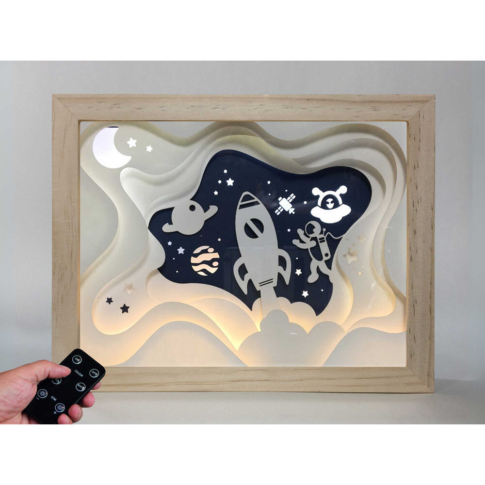 Imagen 1 - Lampara Espacio Madera